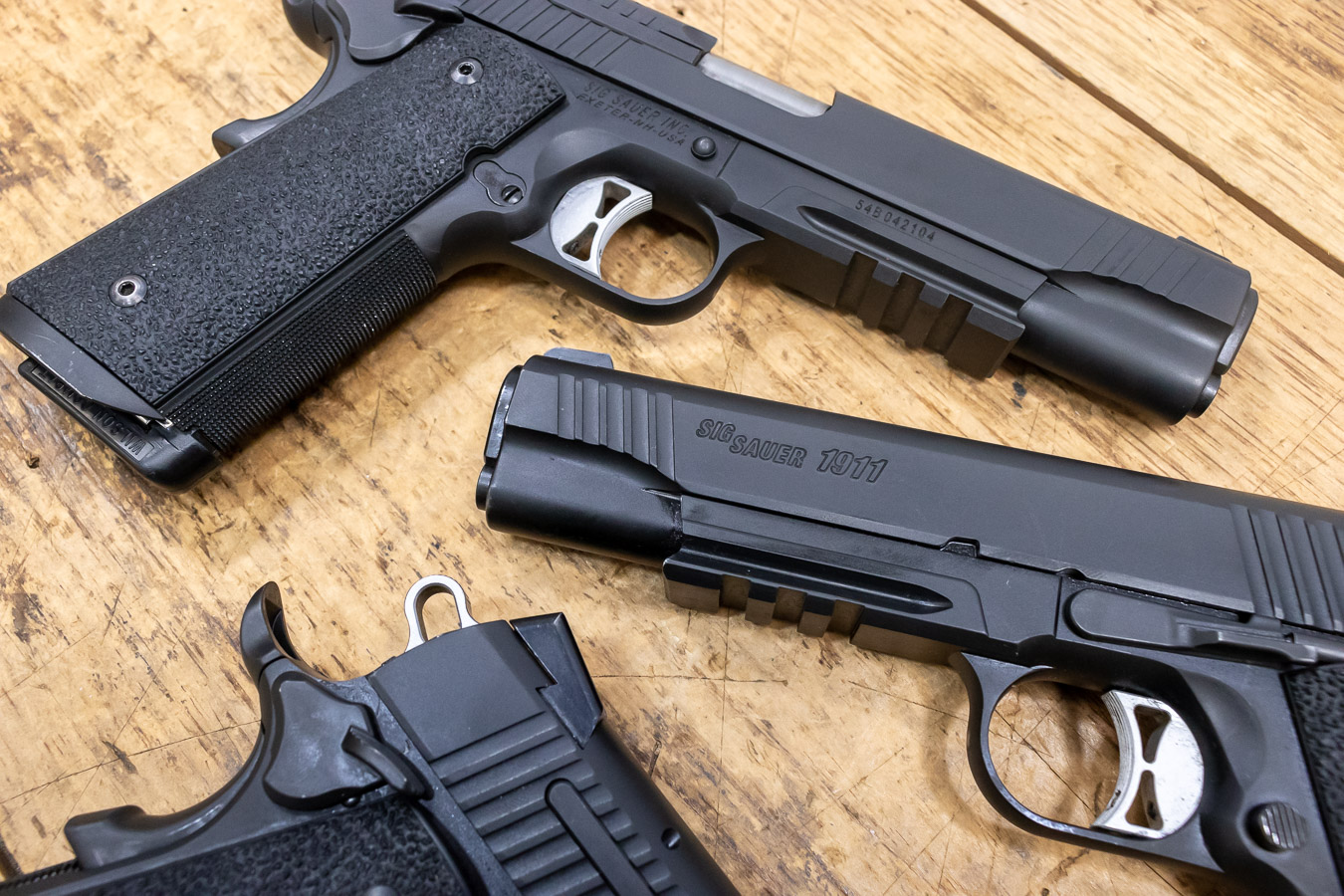 SIG SAUER 1911 Tacops 45 ACP Police Trade-in Pistol (Very Good Condition)